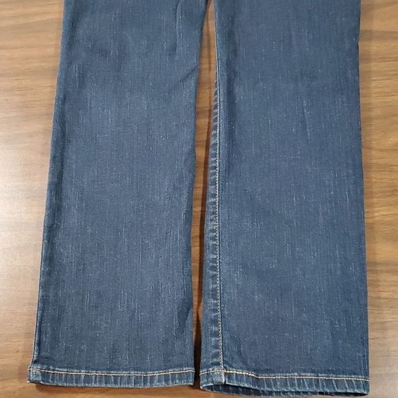 Levi's 512 Slimming Straight Leg High Rise Jeans Size 6 Cute Design on Pockets! - Picture 12 of 12